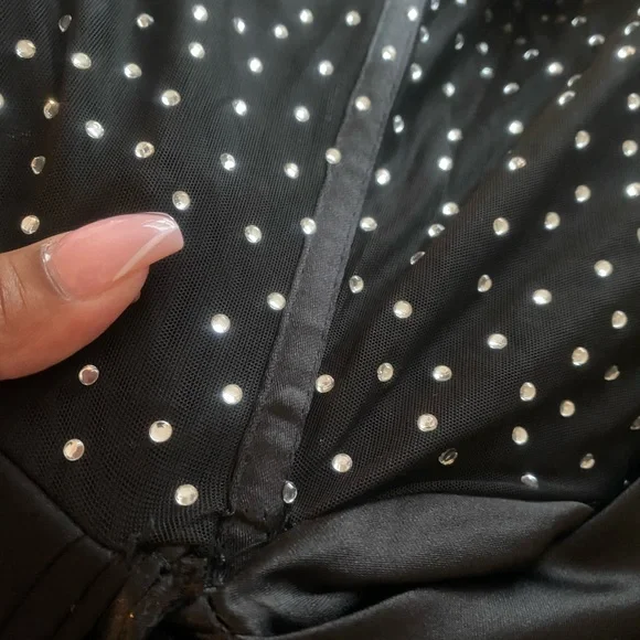 Black Gown For Holiday Party - Picture 3 of 5